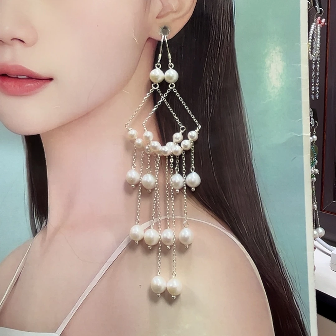 灵****925银博雅手作S925纯银耳饰