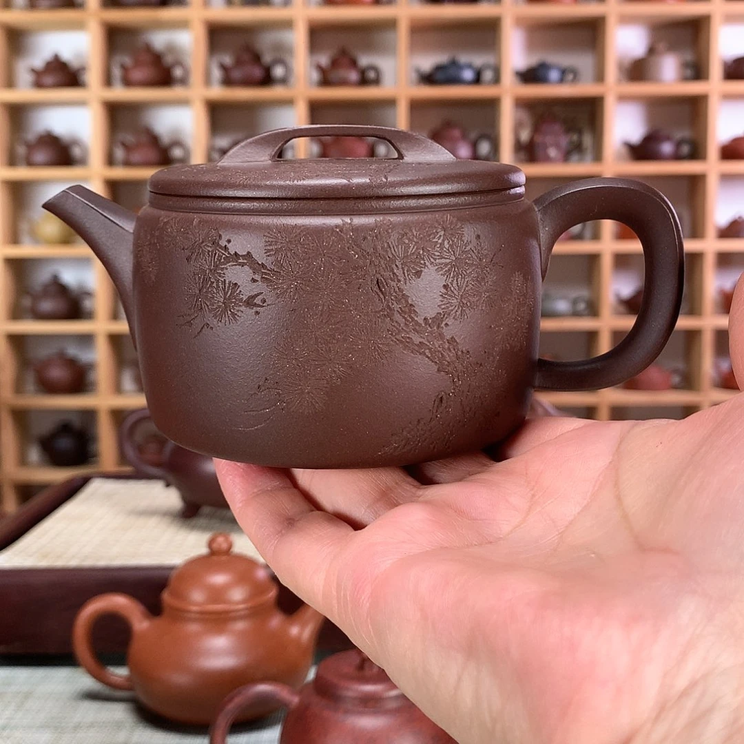 紫砂其他紫泥汗瓦270毫升