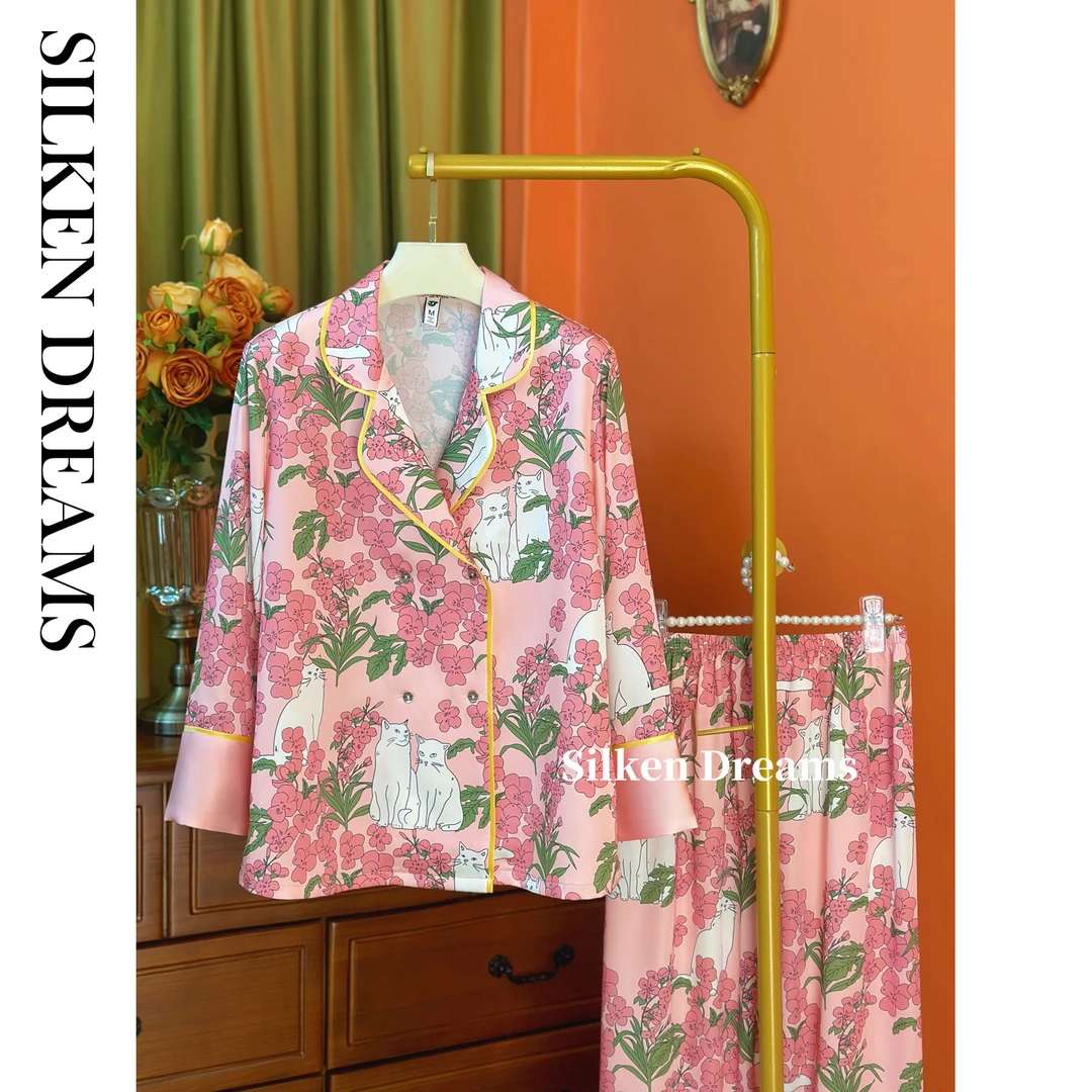 【微甜设计 | 柏林花事】春秋可爱潮流可外穿薄款睡衣家居服套装