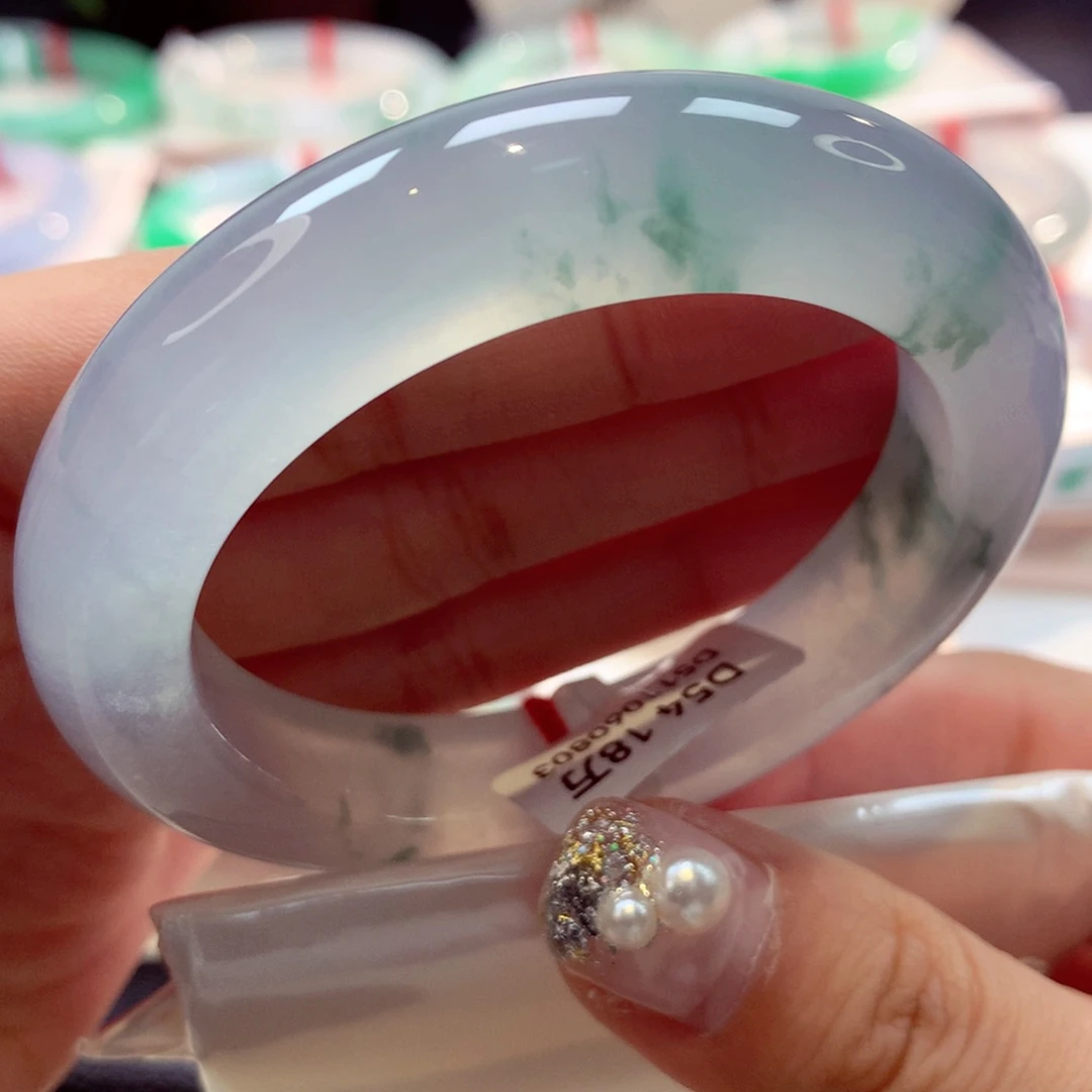 未镶嵌手镯翡翠43号正圈77