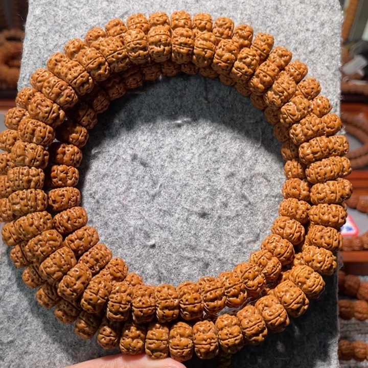 手串金刚菩提高定大尺寸玉菩提梅花长串