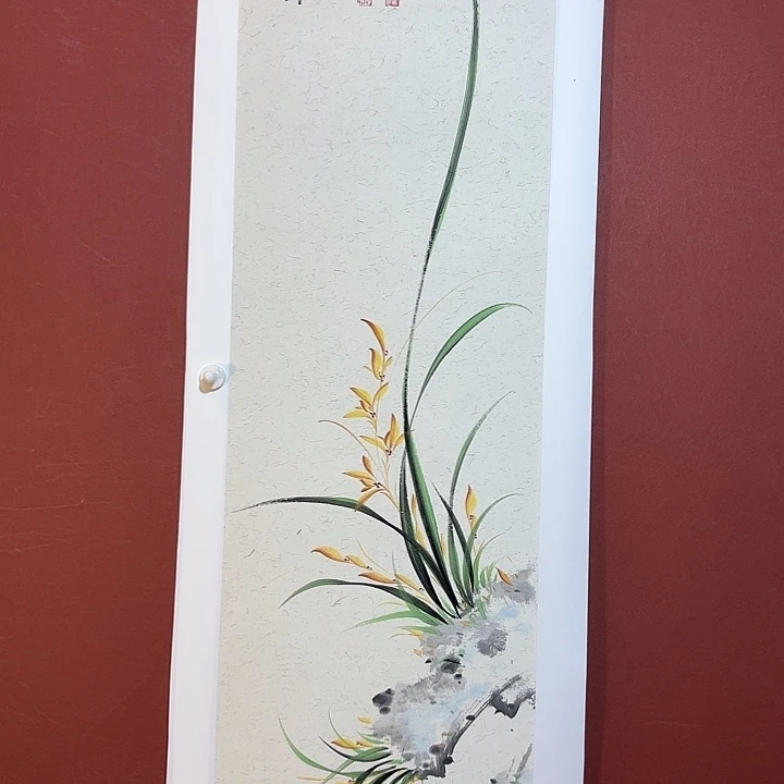 国画听兰老师花鸟