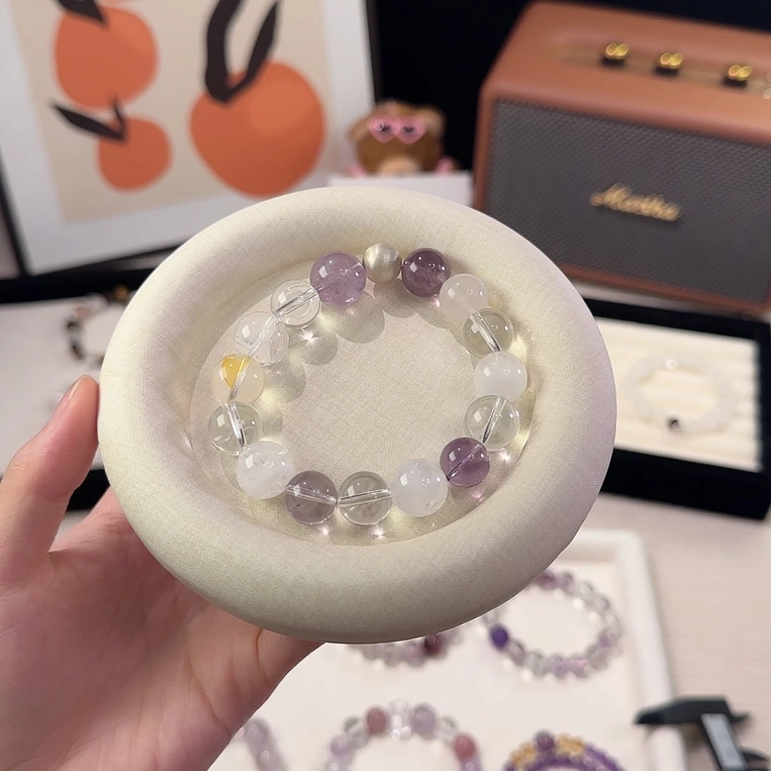 未镶嵌手链水晶多宝水晶手串