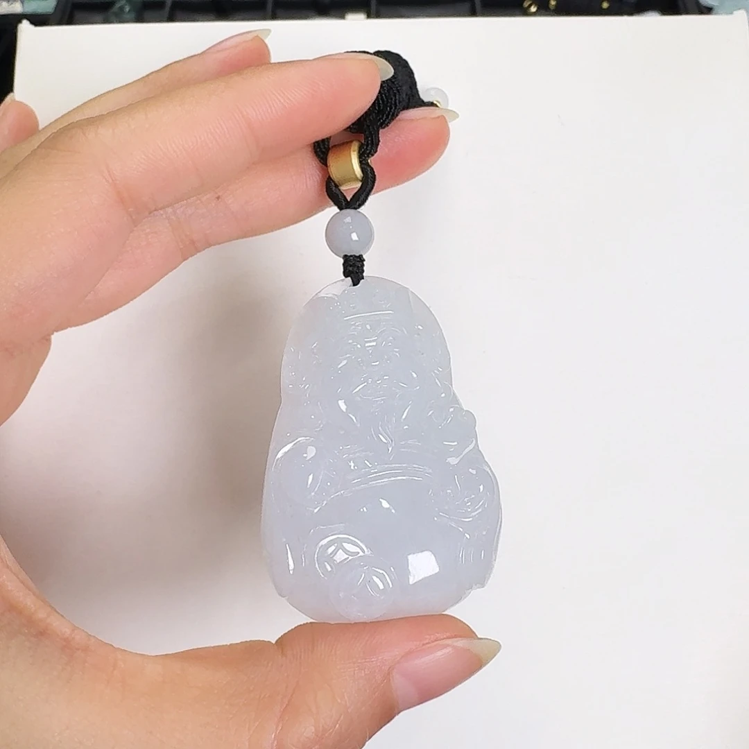 翡翠颈饰未镶嵌财财吊坠