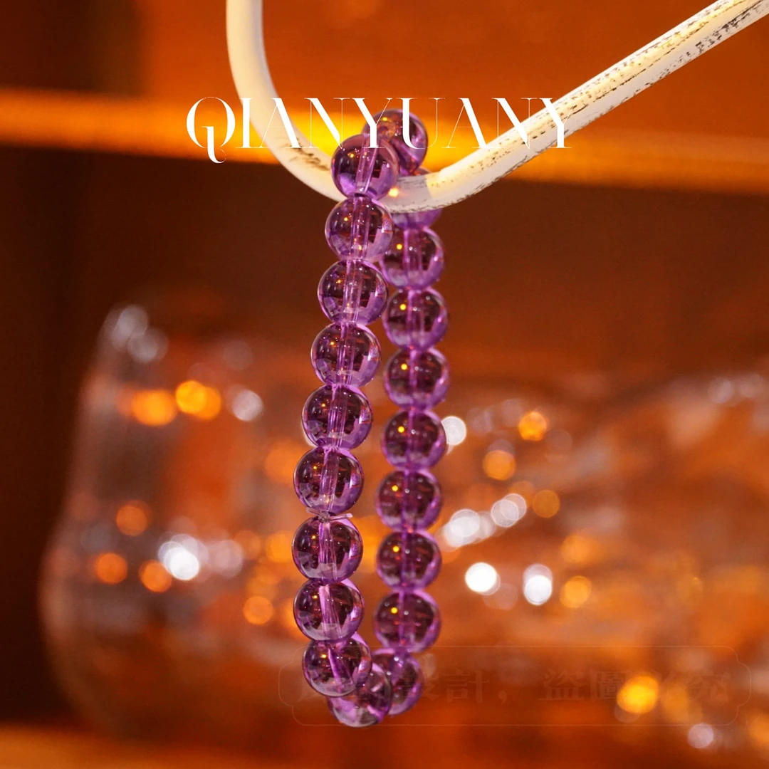 铜合金手链 极木紫瞳白设计师时尚手链 Y383