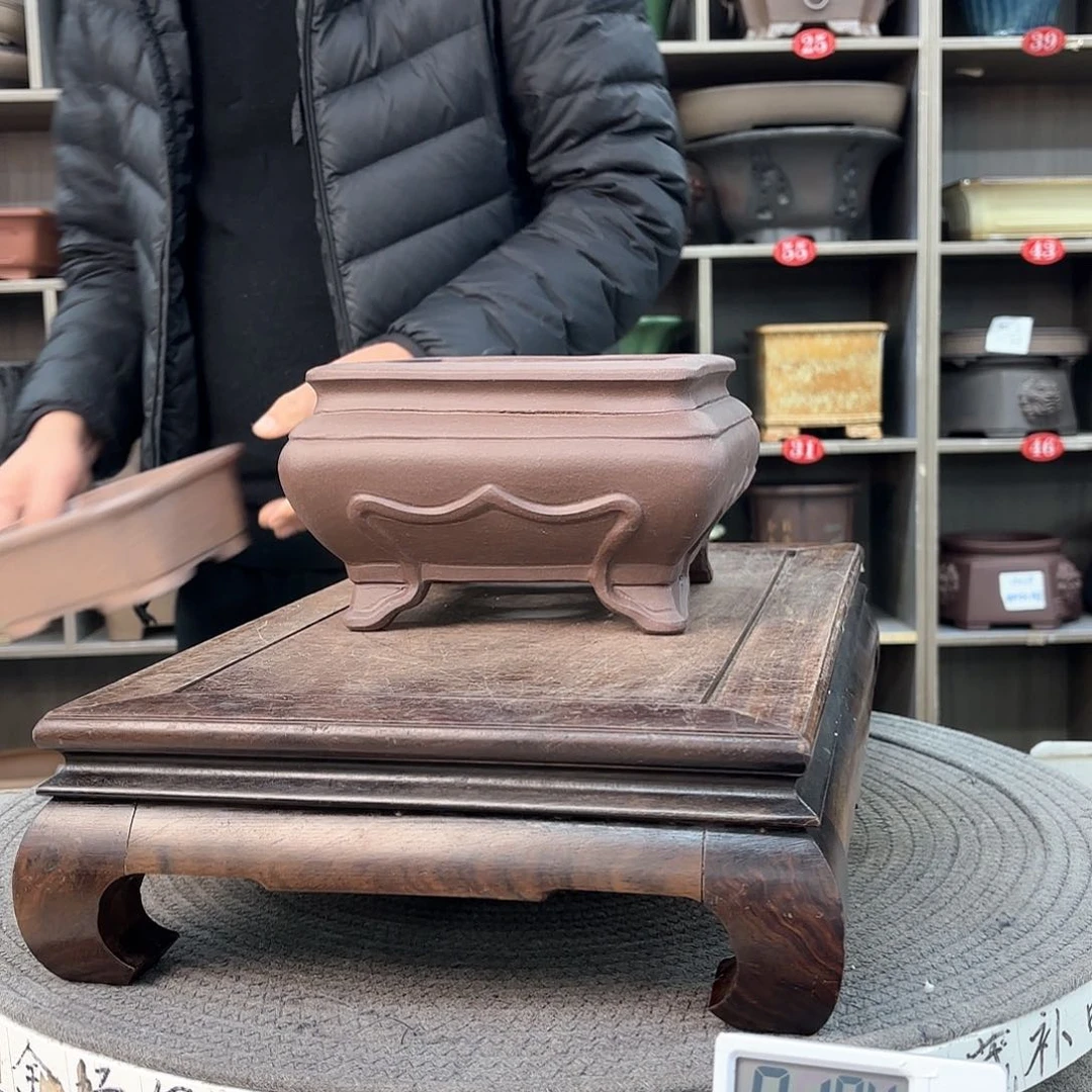 紫砂花盆云***号紫砂的颜色很好看