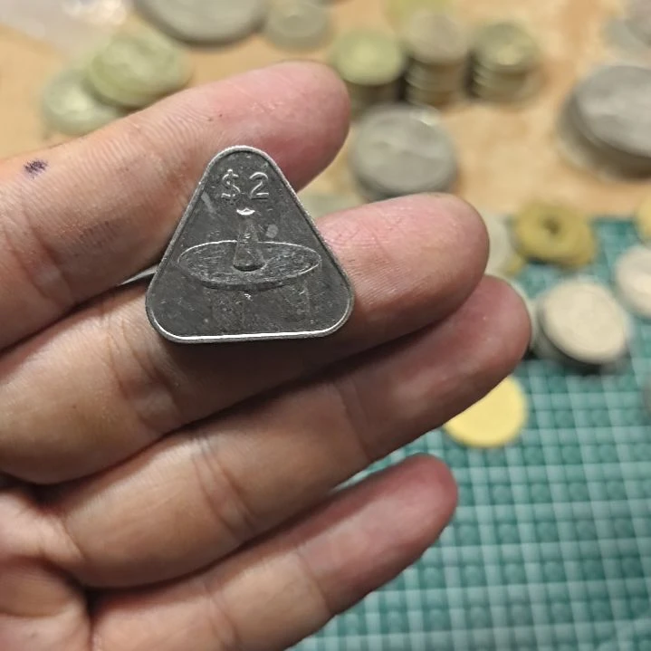 黄***河普通金属币流通品相硬币