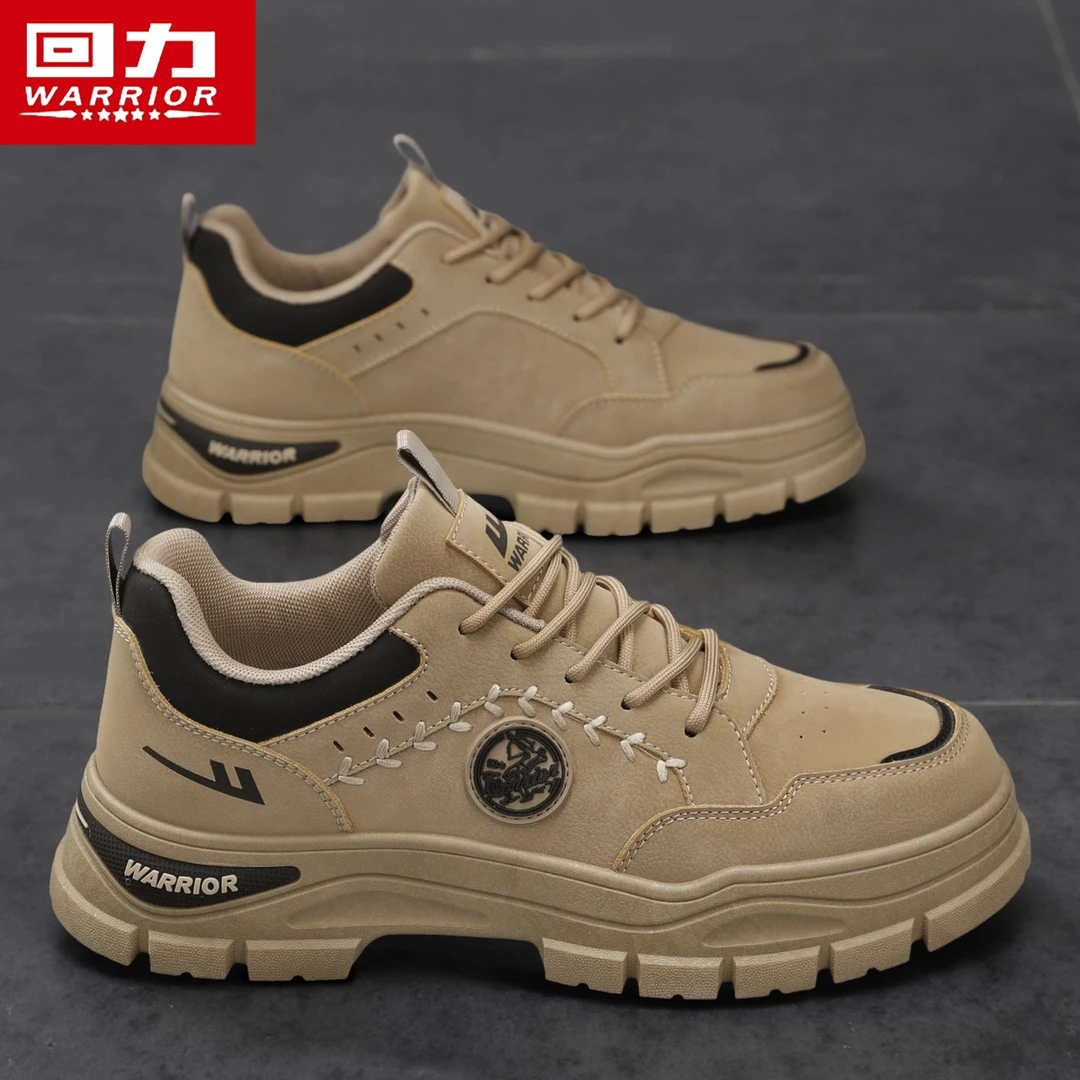 回力男鞋秋季防滑舒适运动休闲百搭鞋男士上班工作开车低帮马丁鞋