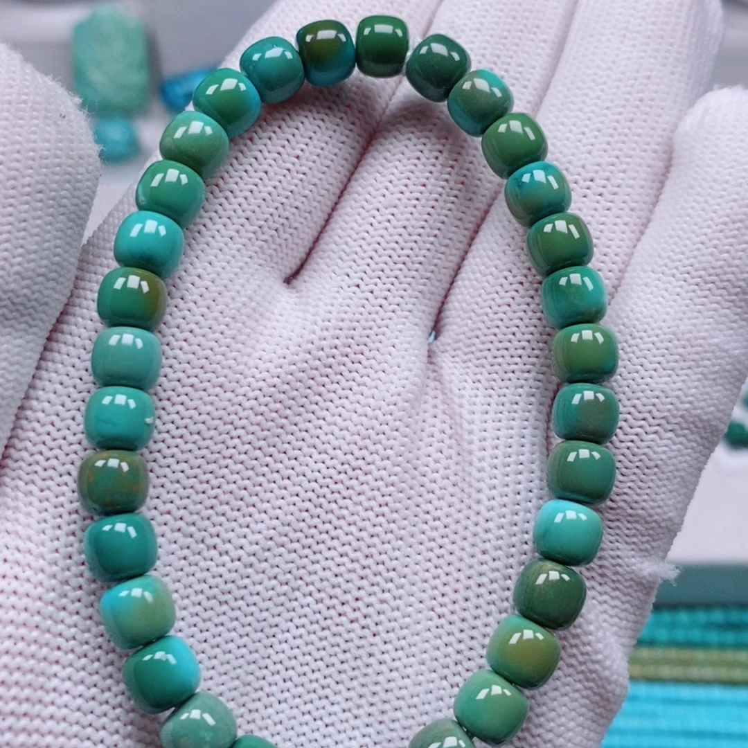 绿松石未镶嵌手串