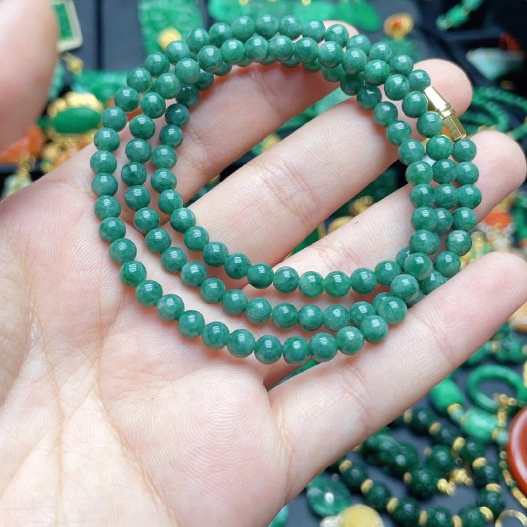 翡翠合金颈饰翡翠