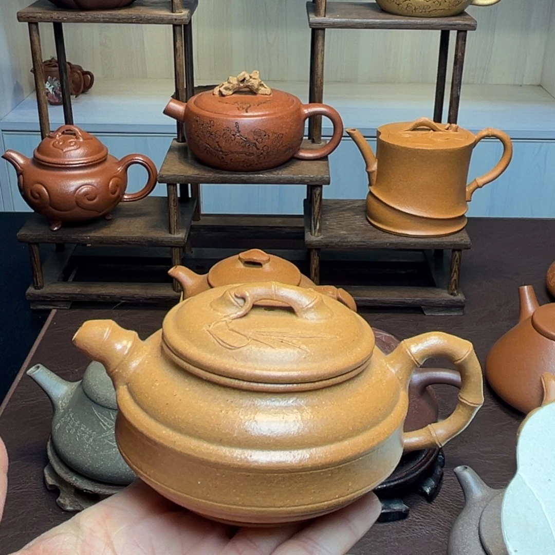 紫砂茶壶手工制作原矿紫砂