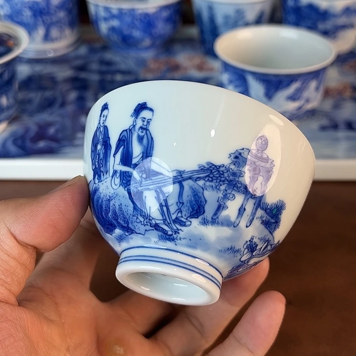瓷片景德镇全手工手绘陶瓷