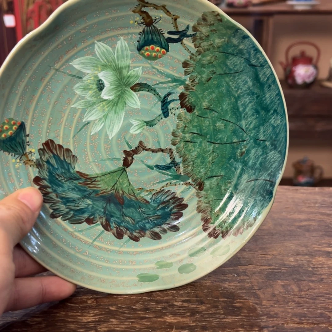 柴烧手工手绘陶瓷