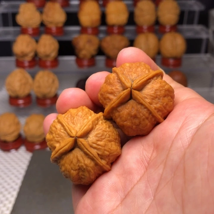 文玩核桃把件4小四喜