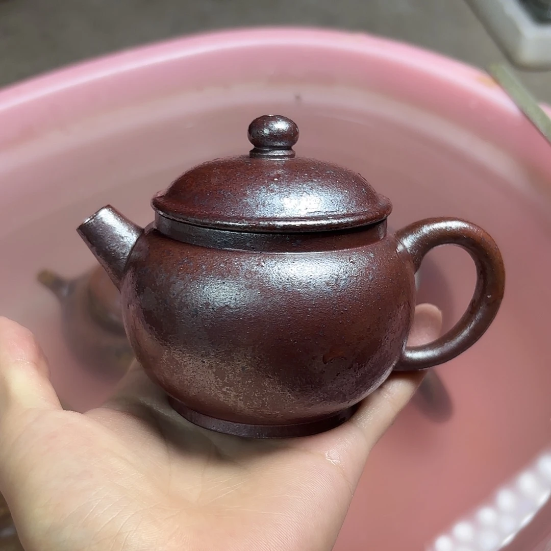 J***㊌茶壶紫砂柴烧紫砂巨轮