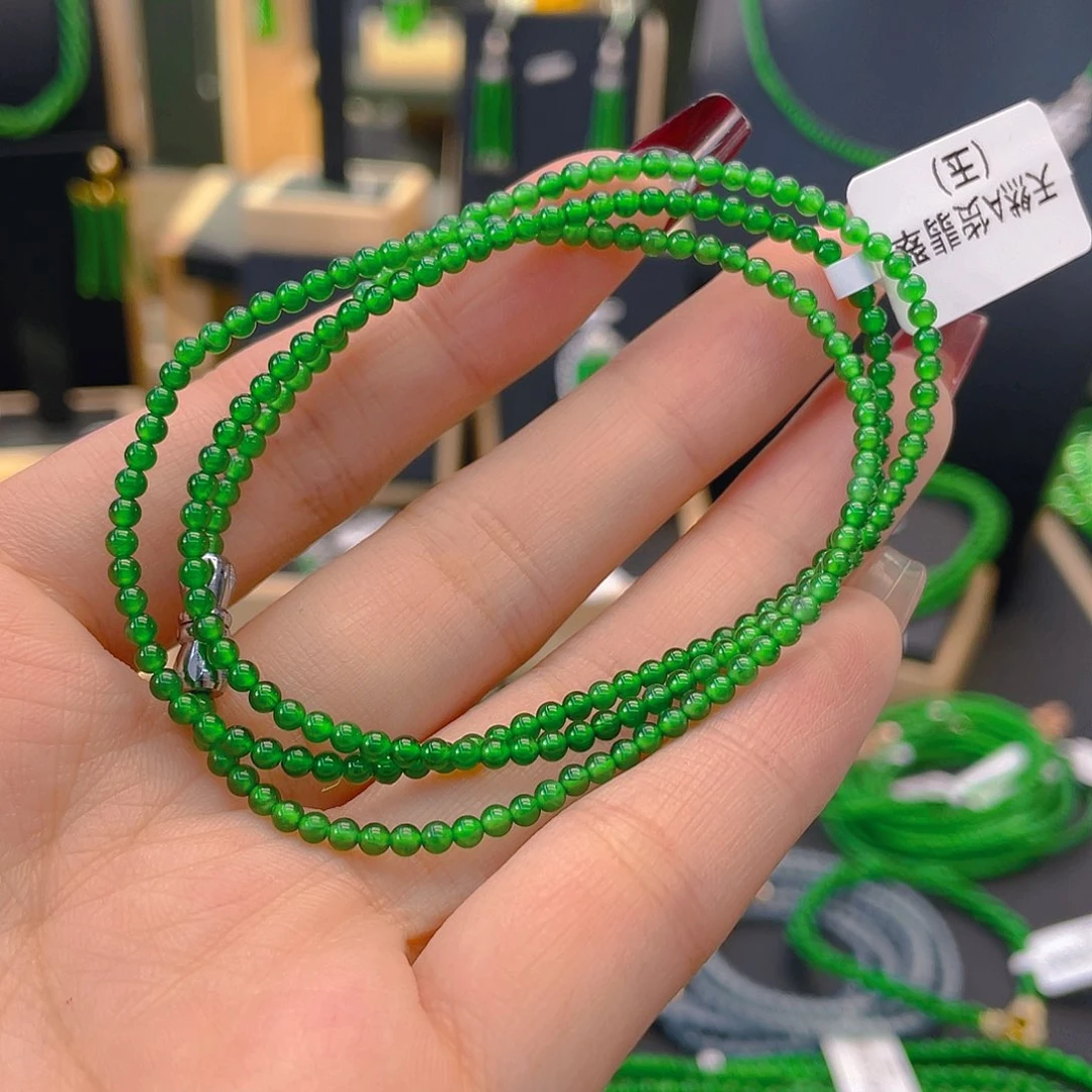 翡翠项链未镶嵌卡2.5