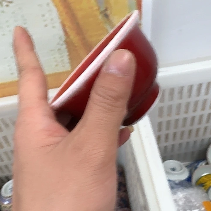 杯郎红大压手杯景德镇