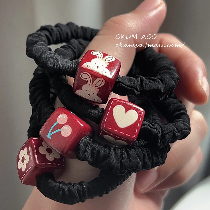 头绳2025新款高端橡皮筋女扎头发简约气质高弹力耐用皮套发圈发绳