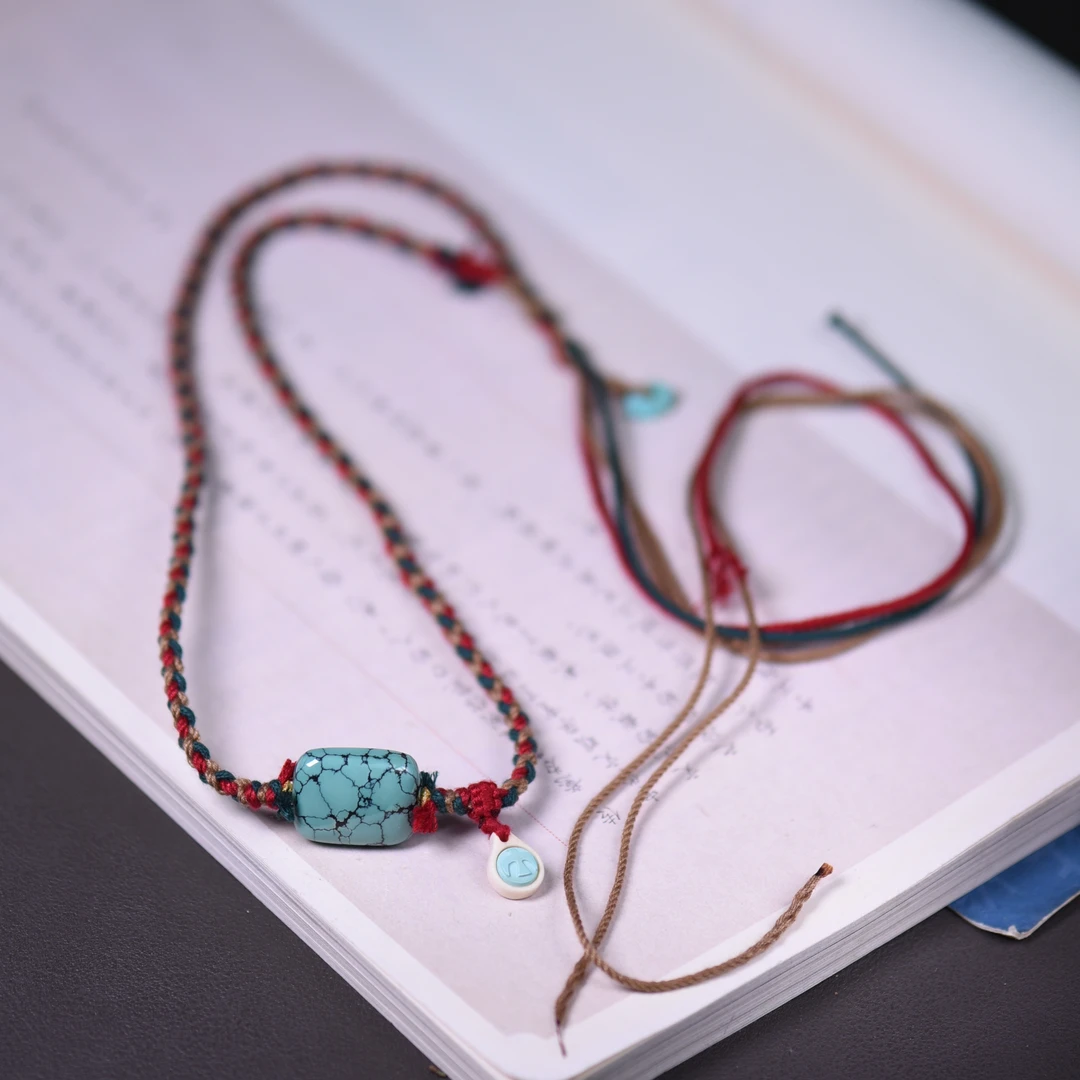 松石手绳项链两用设计款