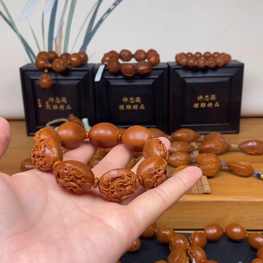 手串橄榄核许忠英老师人生如意