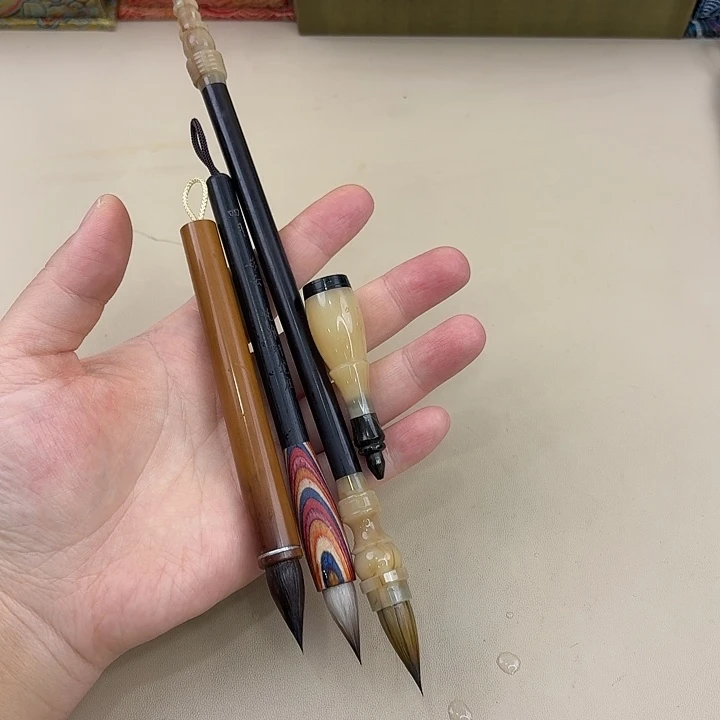 高货毛笔三只福利款小笔崽，四月行囊
