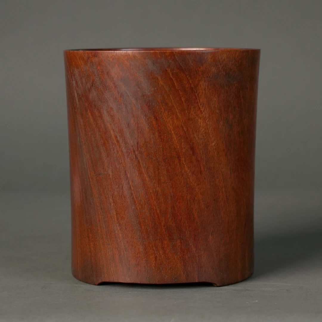 LOT 052409 20世纪 花梨木笔筒【古董拍卖】