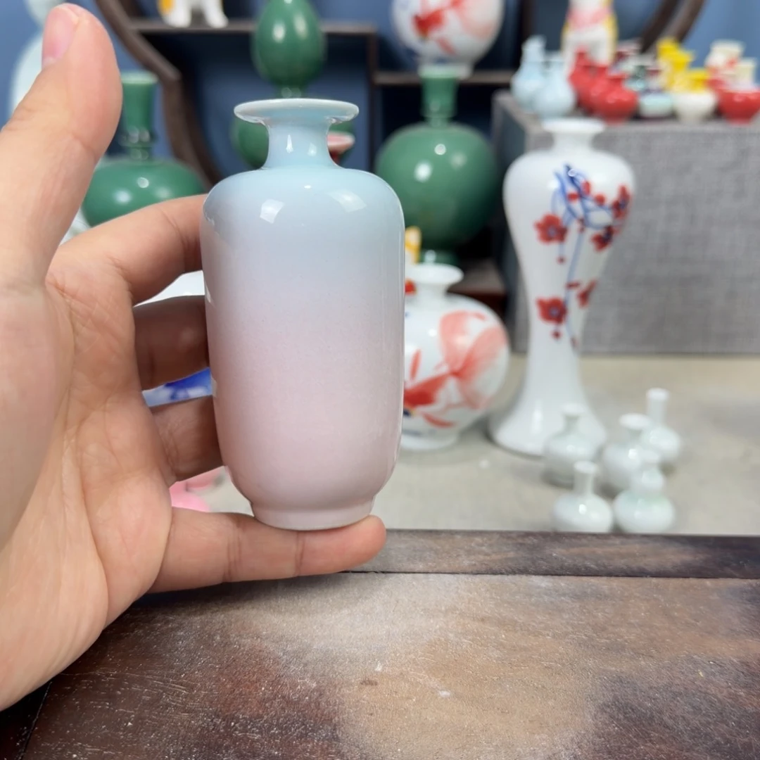 陶瓷手工小花器摆件