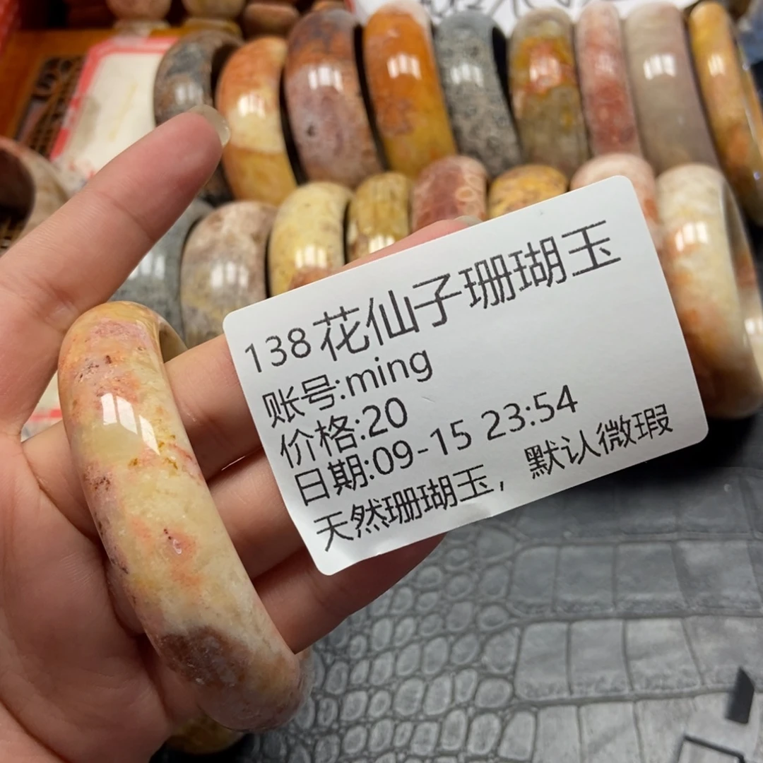 m***g未镶嵌硅化珊瑚（珊瑚玉）珠宝半成品138