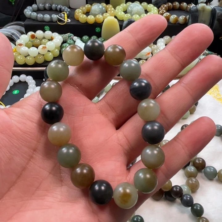 安***头和田玉未镶嵌手串