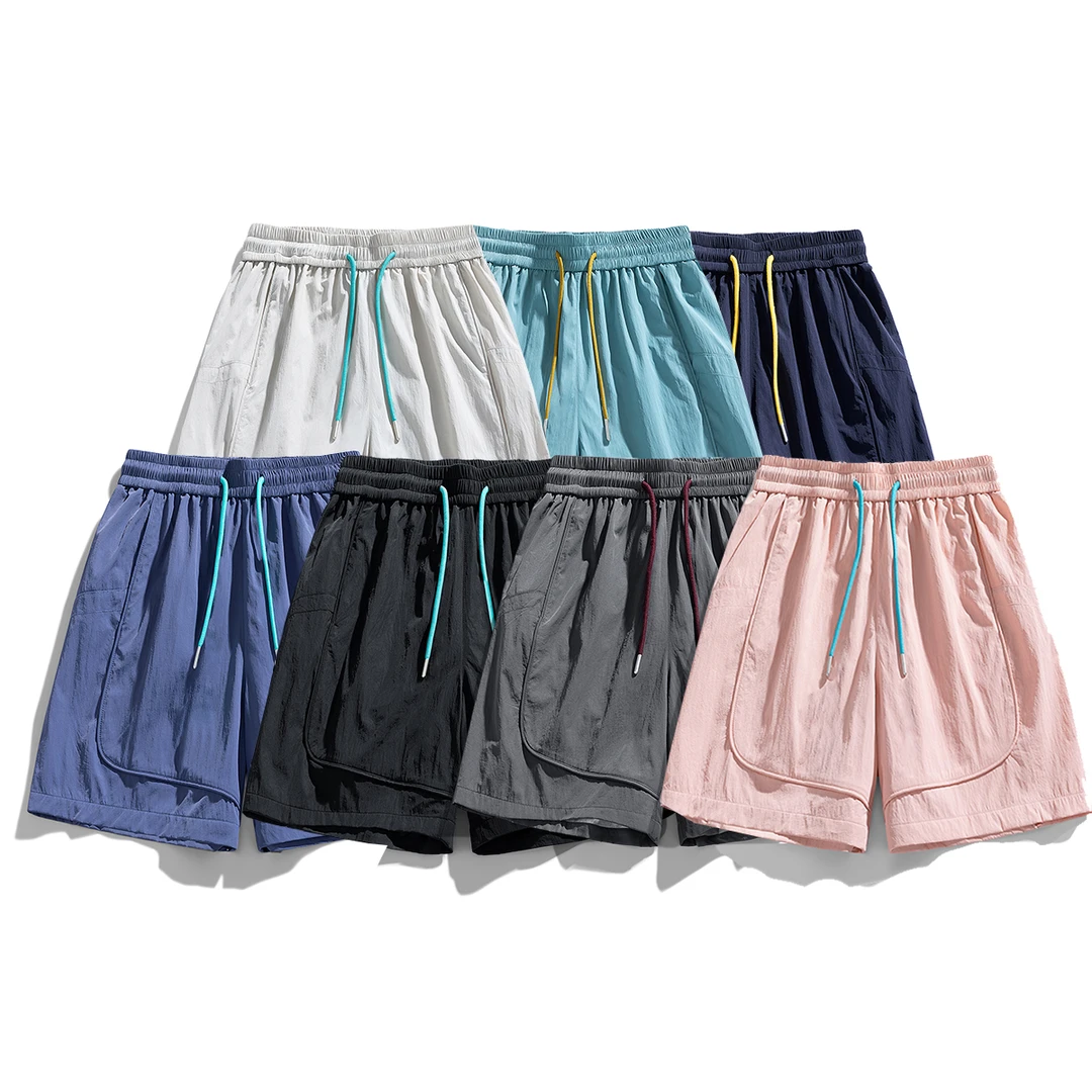 BAWEISA工装短裤男夏季冰丝凉感休闲直筒裤子潮流百搭五分裤