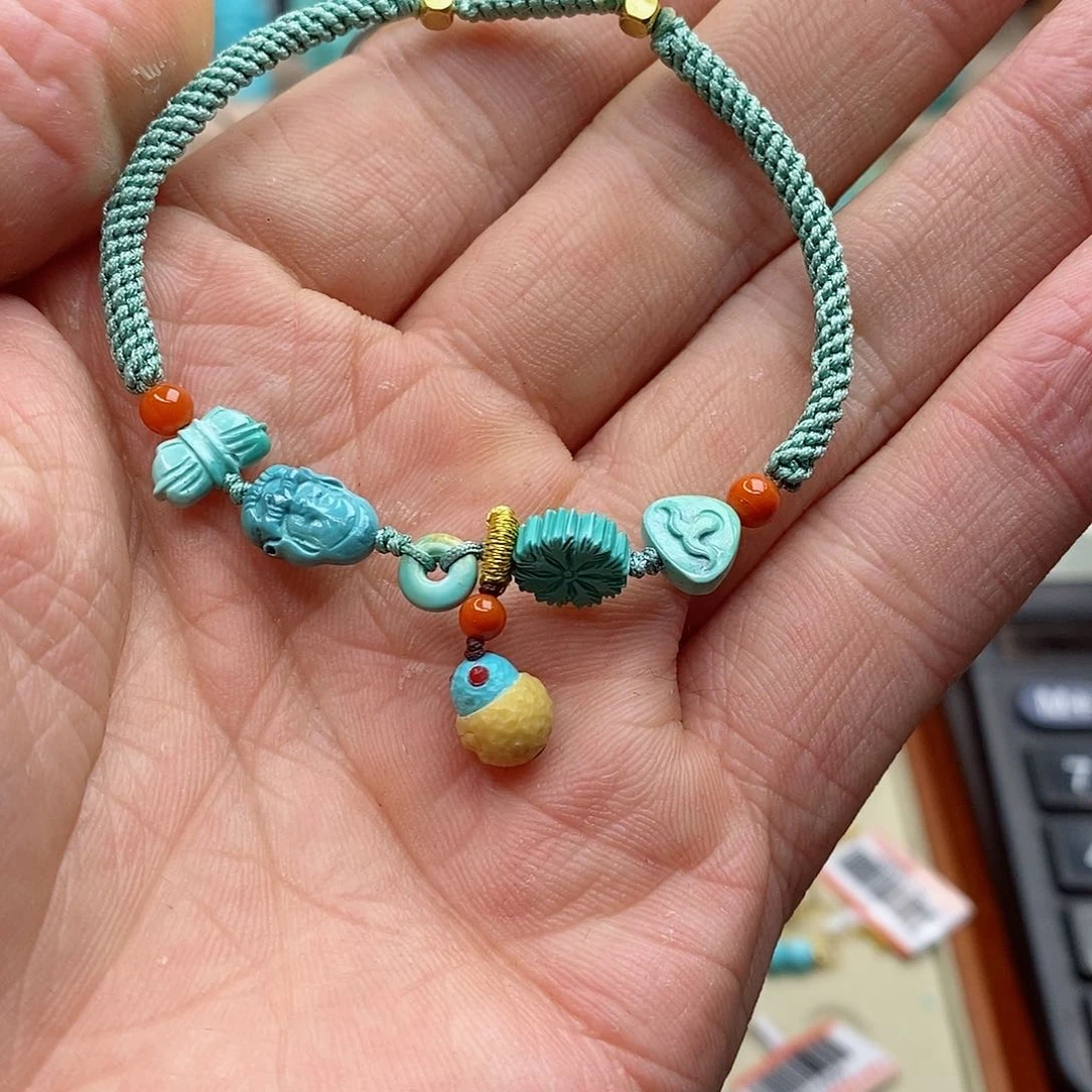 绿松石珠宝奇石未镶嵌