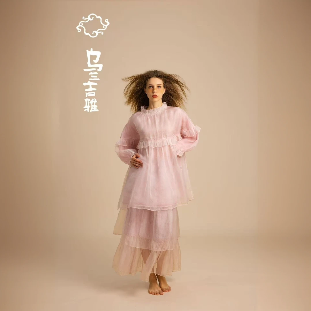 乌兰吉雅原创设计  米多多中长裙