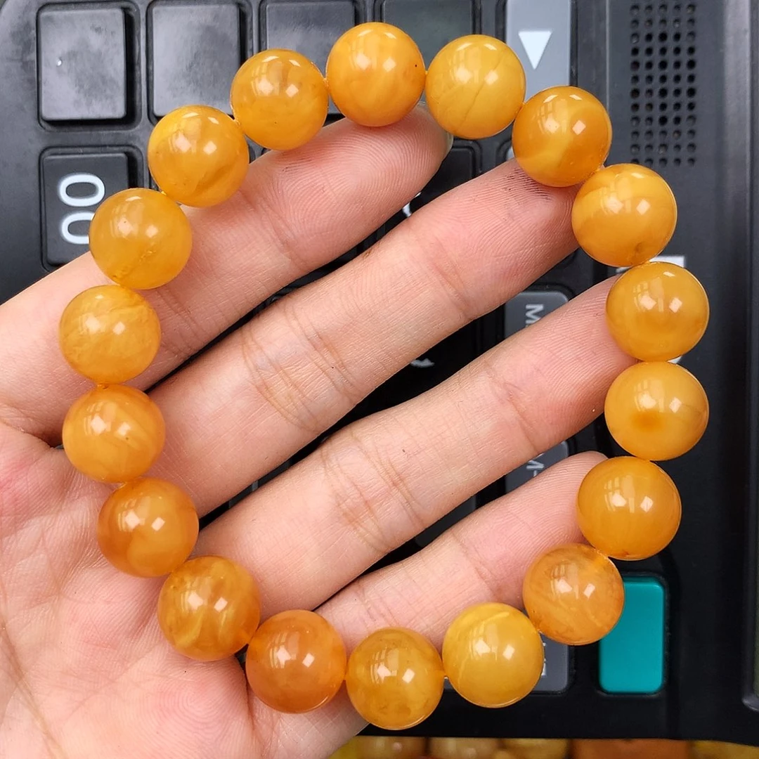 琥珀未镶嵌珠宝奇石11mm➕