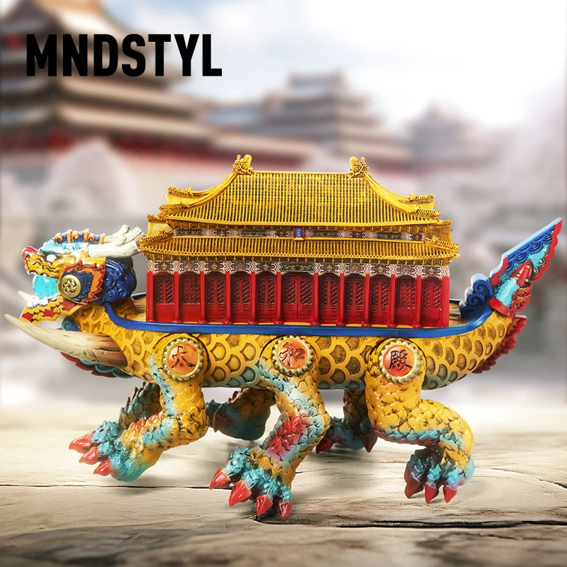 MINDstyle Black Seed故宫文创太和殿大怪兽艺术摆件
