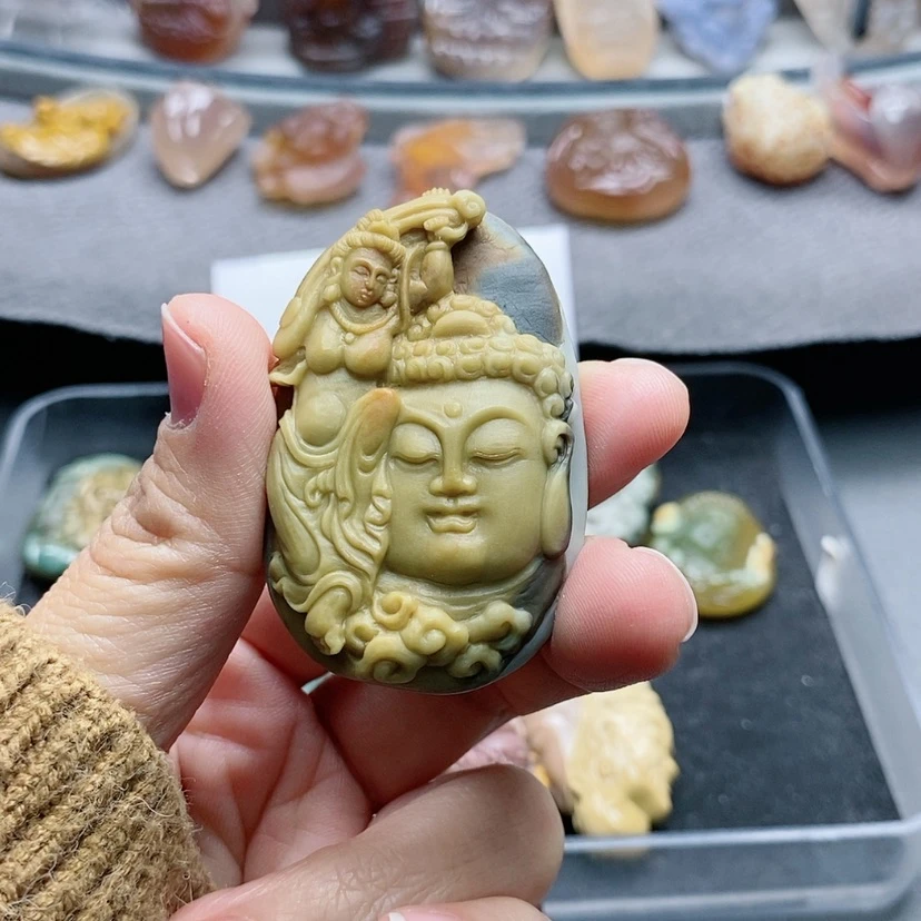 【闪购商品】未镶嵌吊坠定制石英质玉