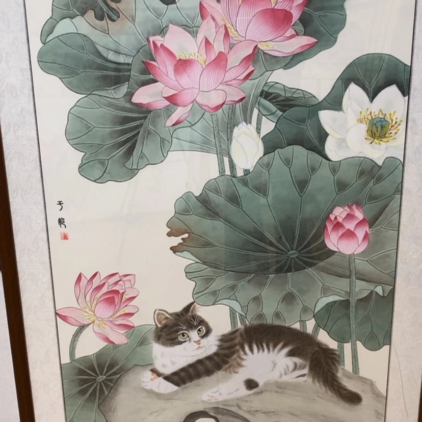 【闪购商品】国画手绘国画工笔带框125.65