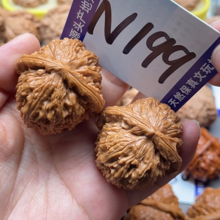 把件文玩核桃白狮子40尺