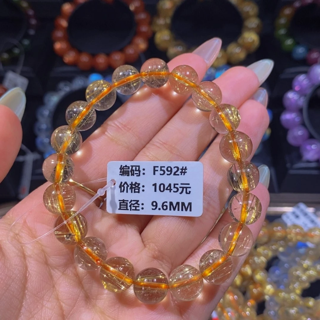 发晶手链未镶嵌海****?F592#9.6mm
