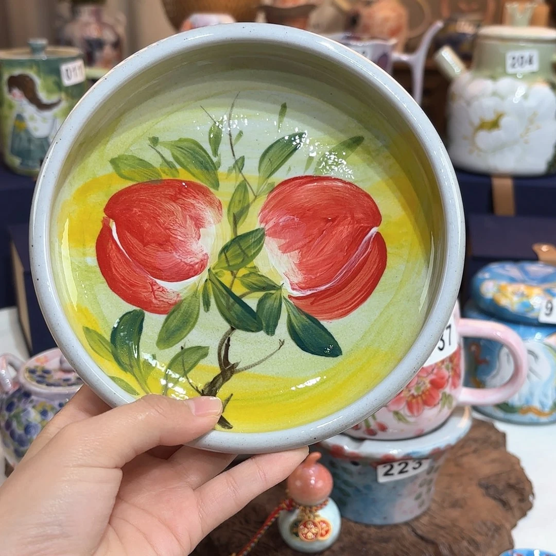 景德镇手绘高温釉下彩陶瓷茶具