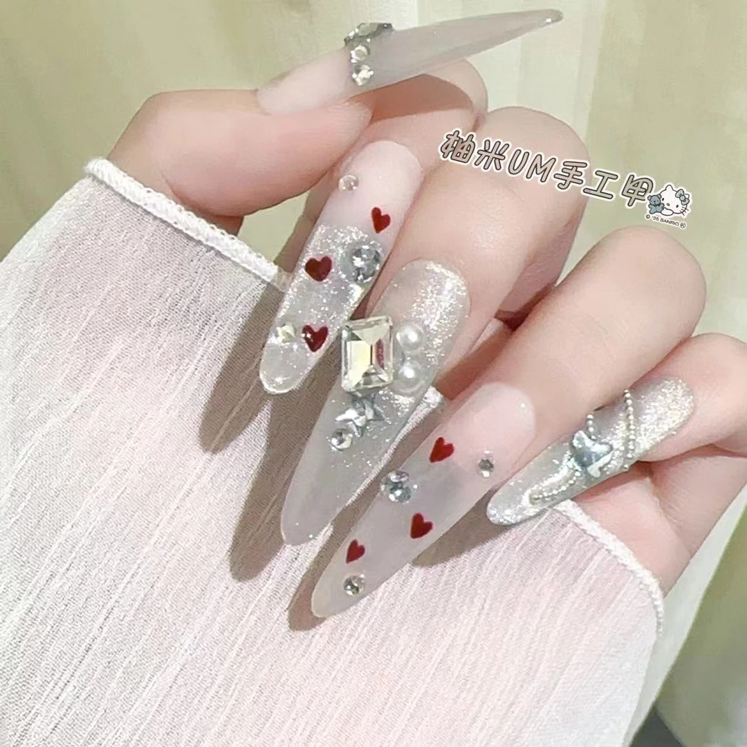 【主播揪揪福利款】纯手工穿戴甲福利款默认微瑕NO退No换，下单备注