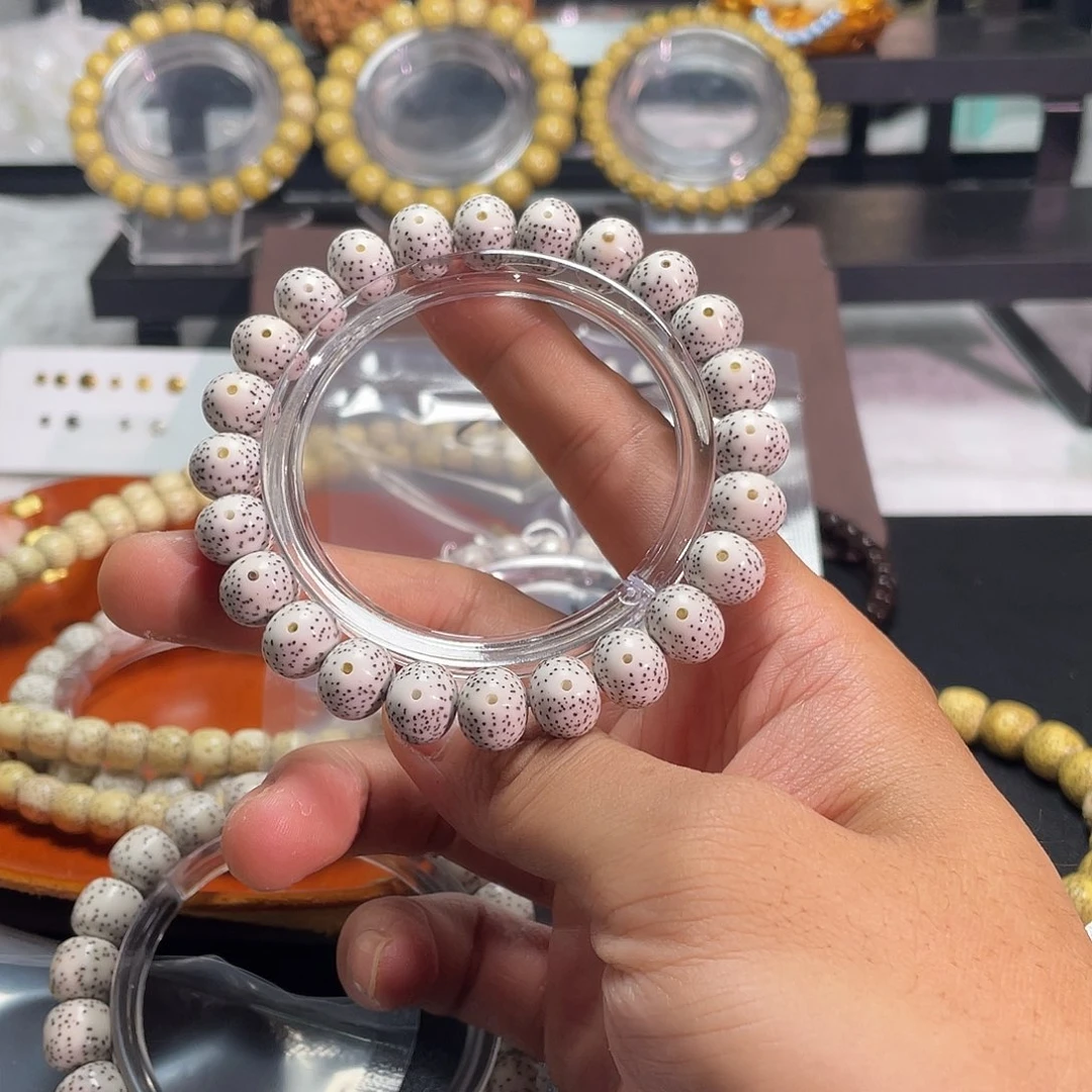 W***T手串星月菩提原生态星月菩提原白手串11.9苹果珠