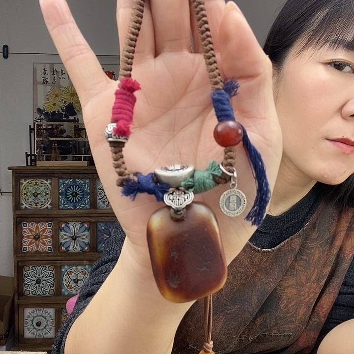 蜜蜡项链未镶嵌项链