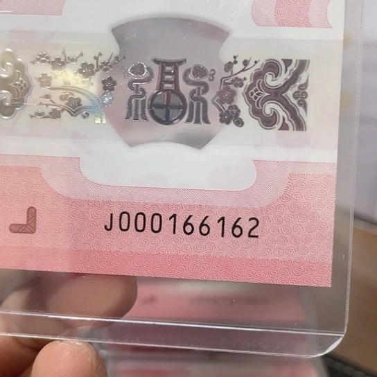 塑料2025年蛇年纪念钞靓号