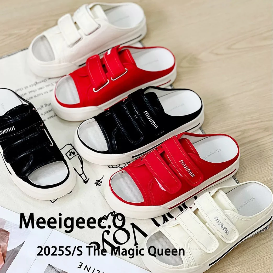 休闲风夏季防水台帆布鞋外穿学生春日慢人风清888-9