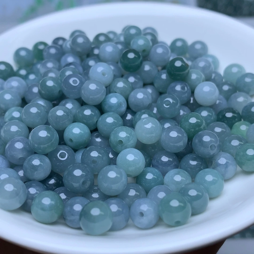 【闪购商品】翡翠手链未镶嵌卡7冰蓝水50个