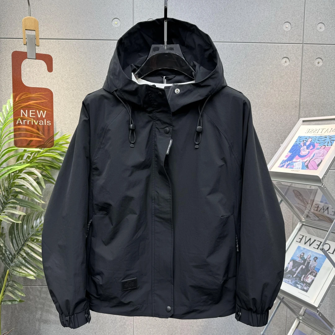 灏吉弧秋冬季夹克外套男休闲百搭工装夹棉上衣冲锋衣薄款棉服外套