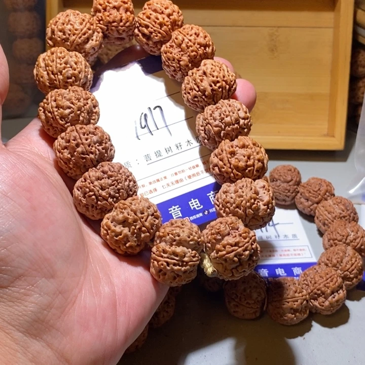 手串金刚菩提1917号尺寸25六瓣