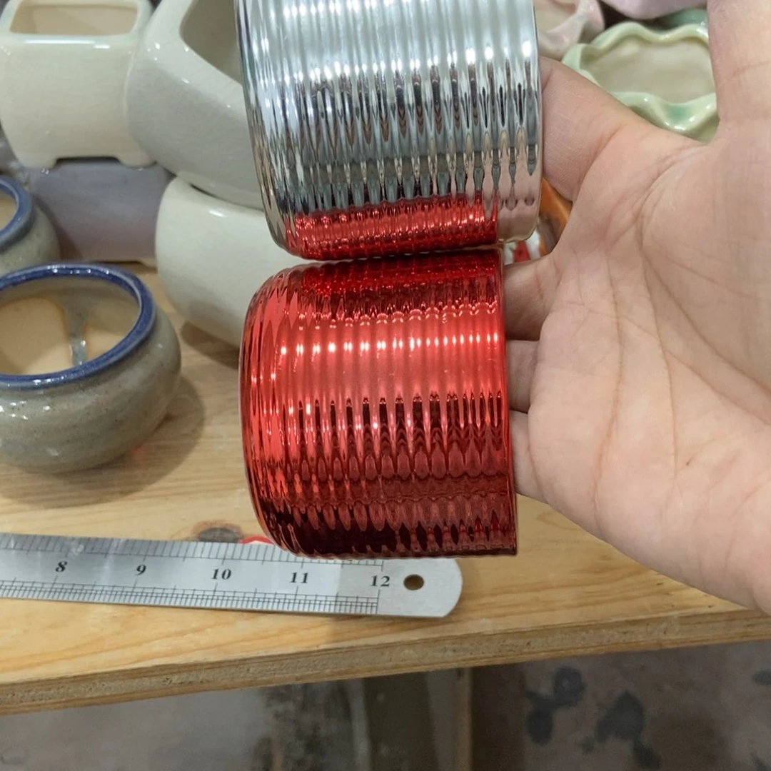 红陶高温陶瓷花盆