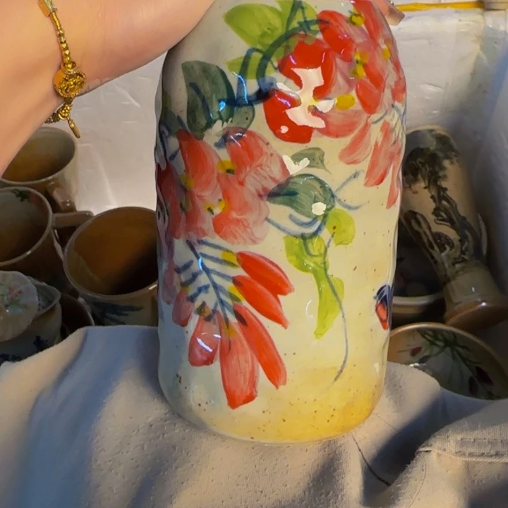 瓷片景德镇陶瓷手工手绘