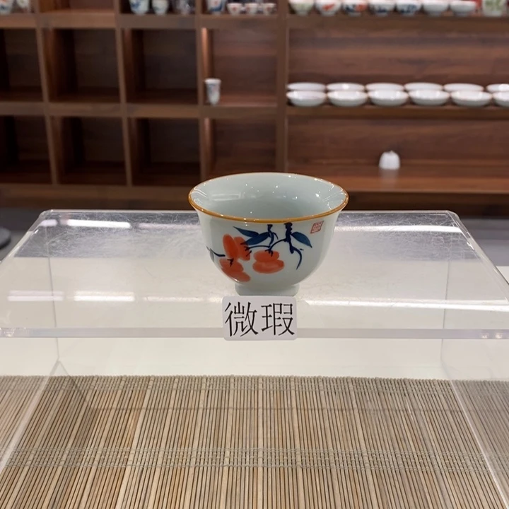 釉下老陶泥手工绘制